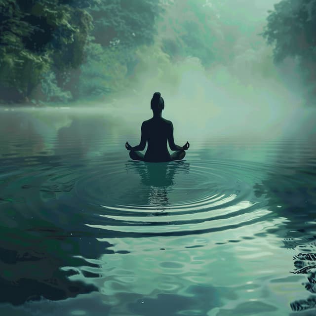 Water's Mindful Flow: River Meditation Harmony - MEDITATION PEACE MOVEMENT