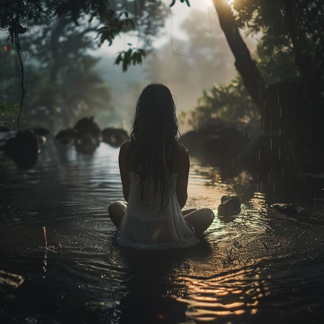 Pulso Binaural: Meditación En La Lluvia - Meditaciones Santiago