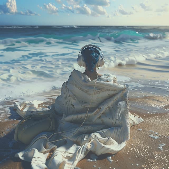 Ocean Cadence: Rhythmic Flow - Forest Noir