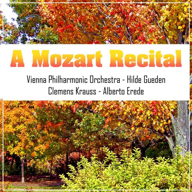 A Mozart Recital - Wolfgang Amadeus Mozart