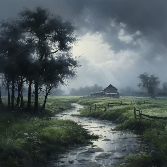 Binaural Rain: Soothing Drops of Serenity - The Solfeggio Peace Orchestra