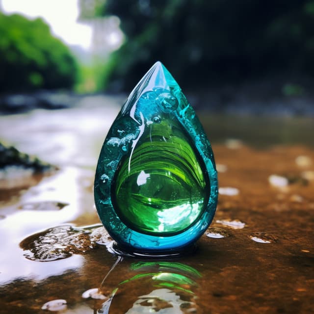 Streamside Concentration: Music Along Water - Alpha Waves Concentration