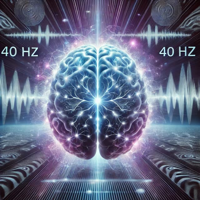 40 Hz Cognitive Boost: Neural Stimulation & Binaural Waves for Sharpened Focus - Bryan Gamma