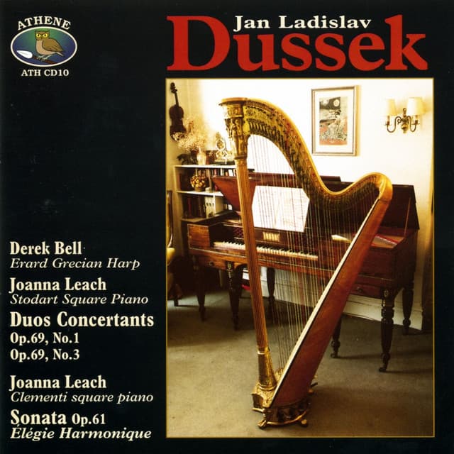 Dussek, J.L.: Duo Concertants, Op. 69, Nos. 1 and 3 / Sonata, Op. 61, "Elegie Harmonique" - Jan Ladislav Dussek