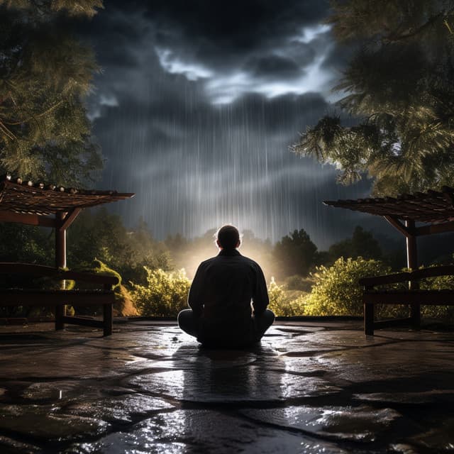 Calma Líquida De La Tierra: Un Llovizna Binaural Para La Meditación Tranquila - Frecuencias de tierra y frecuencias de 432 Hz