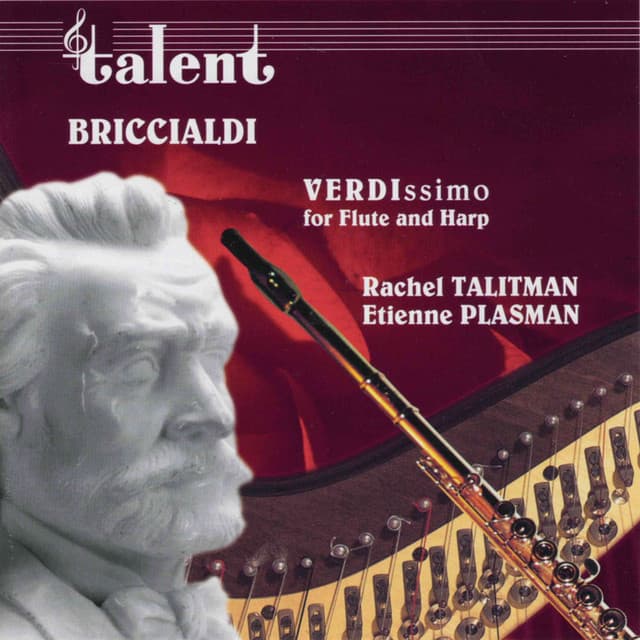 Briccialdi: Verdissimo for Flute and Harp - Giulio Briccialdi
