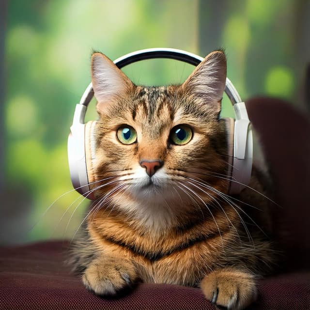 Serene Cats’ Moments: Musical Bliss - Alpha Binaural Brain Waves