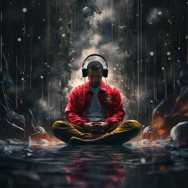 Rain Serenity: Calming Meditation Rhythm - Crafting Audio