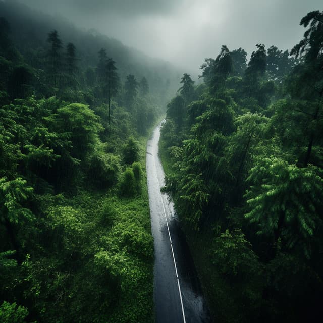 Binaural Rain for Spa: Relaxing Downpour Sounds - Palette