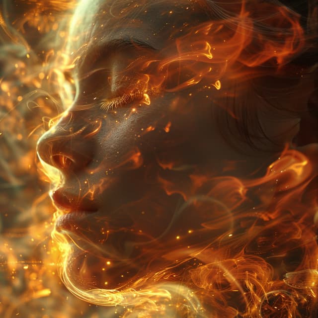 Latidos Binaurales De Fuego Cálido Para Un Sueño Reparador - Dormir Mucho