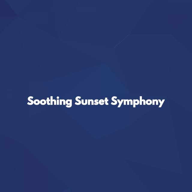 Soothing Sunset Symphony - Bossa Nova Cafe Music