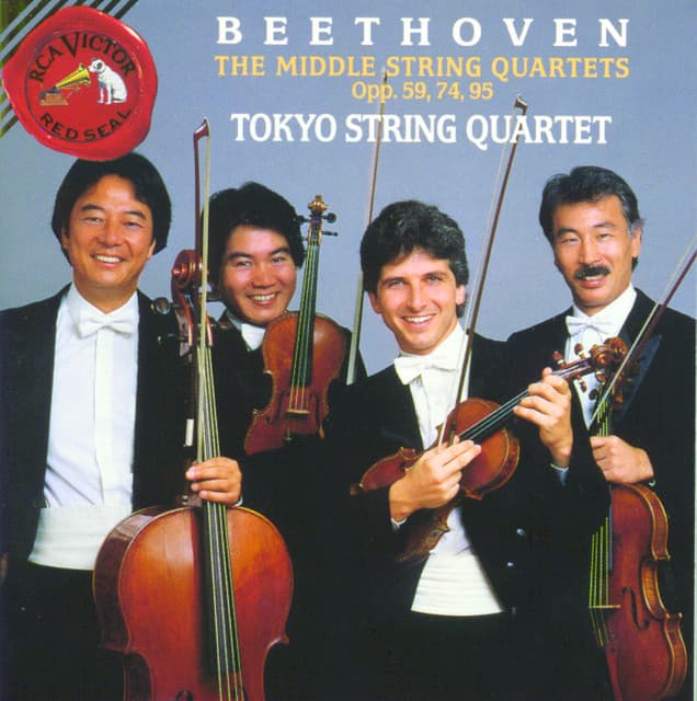Beethoven: Middle Quartets Opp. 59, 74, 95 - Ludwig van Beethoven