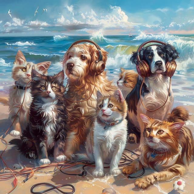 Pets by the Ocean: Soothing Seaside Sounds - Miracle Tone