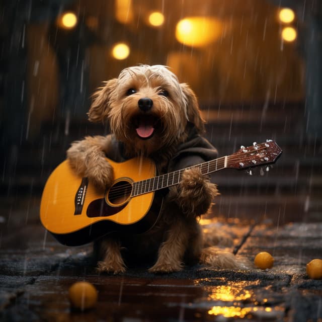 Rain Canines: Dog Ambient Resonance - Stress Relief
