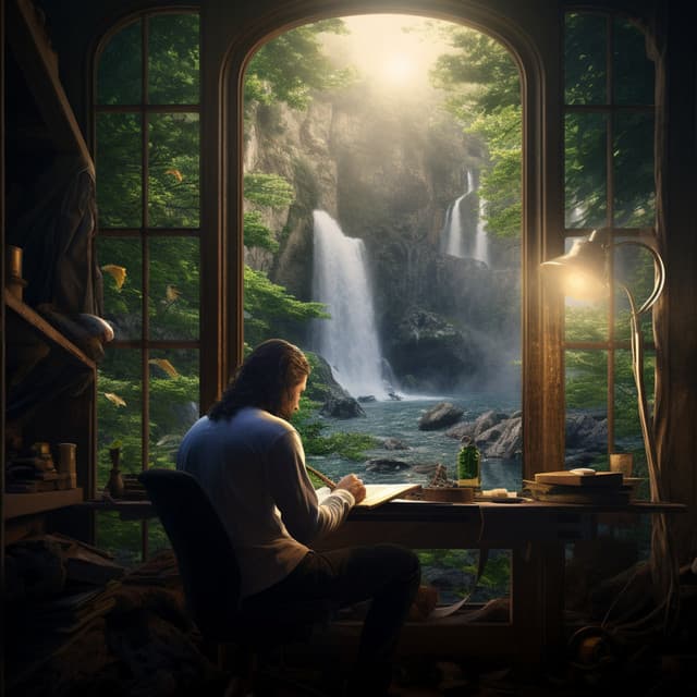 Trabajo Cerca Del Río: Armonía De Un Río Natural Para La Eficiencia - Ruidos de la Naturaleza