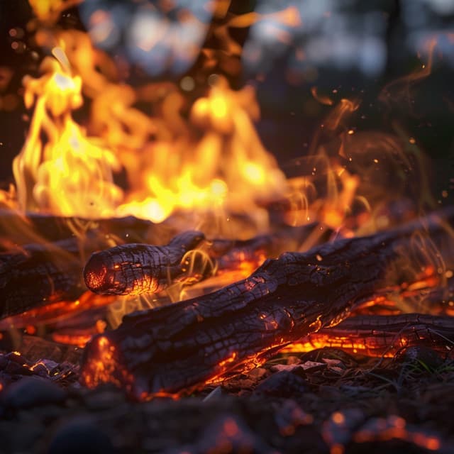 Fire Chill Nights: Warm Sleep Soundscapes - Sleep Music Dreams