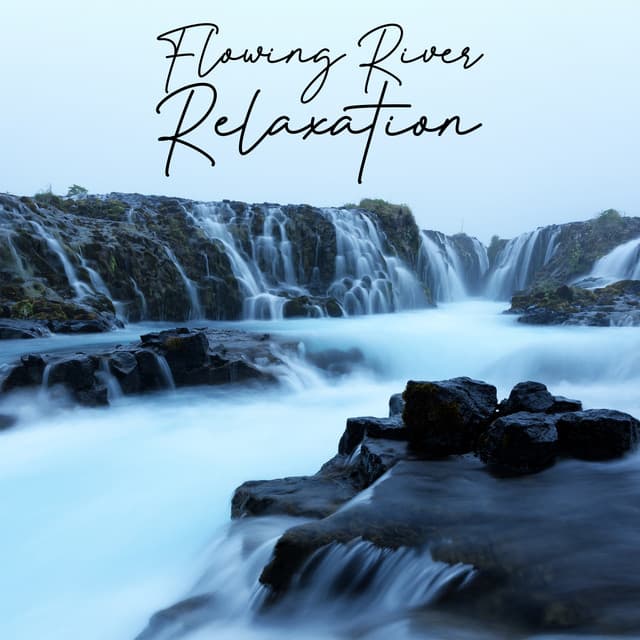 Flowing River Relaxation: Piano and River Flowing Sounds - Water Sounds Music Zone