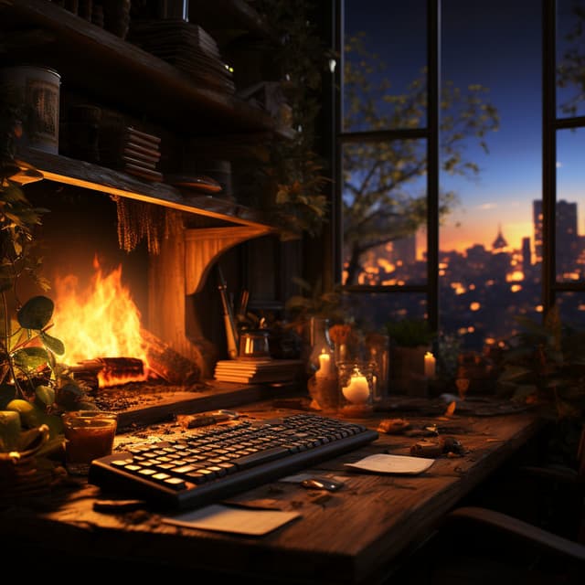 Impulso Del Fuego: Ritmos De Trabajo Productivo - Sonidos infinitos