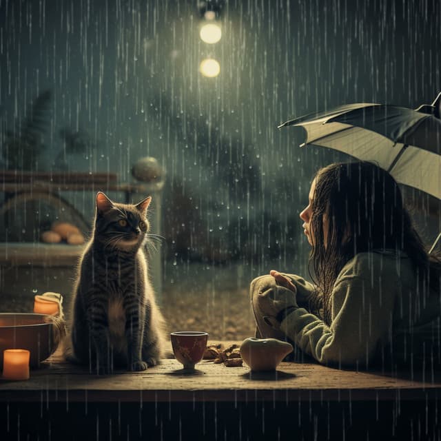 Pet's Rain Retreat: Calming Sounds for Companions - Sonic Nature