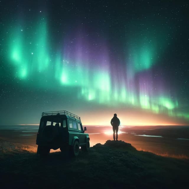 Aurora Whispers: Symphony of Divine Skies - Quiet Music Oasis