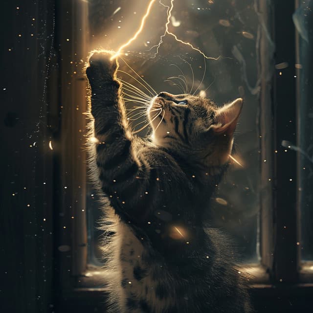 Ambiente De Trueno Binaural Para Calmar A Los Gatos - El insomnio ayuda a los sonidos de la lluvia