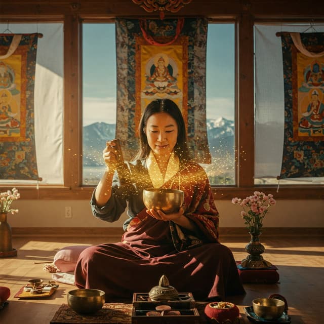 Activation de l'Énergie de l'Argent : Guérison Sonore Tibétaine pour Libérer les Blocages d'Abondance - Bouddha Réflexion Zone Calme