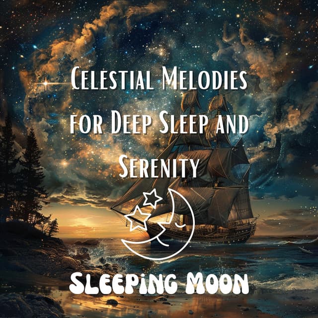 Celestial Melodies for Deep Sleep and Serenity - Sleeping Moon