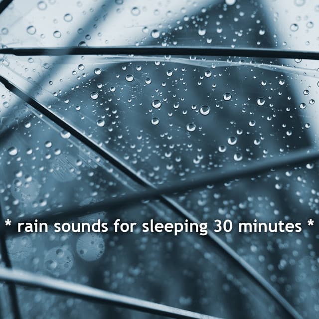 * rain sounds for sleeping 30 minutes * - Lightning, Thunder and Rain Storm