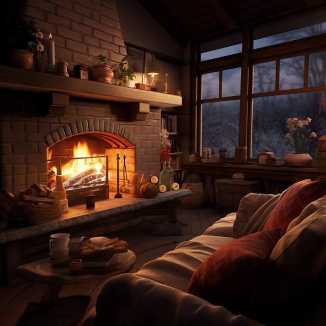 Melodías Tranquilas Del Fuego: Música Para La Relajación - Lista de reproducción de música para la cena