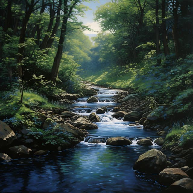 Flujo Del Río: Ritmo Armónico De Yoga - Paisaje sonoro granular