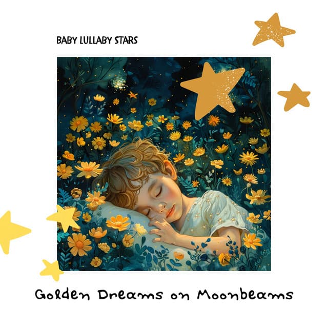 Golden Dreams on Moonbeams - Baby Lullaby Stars