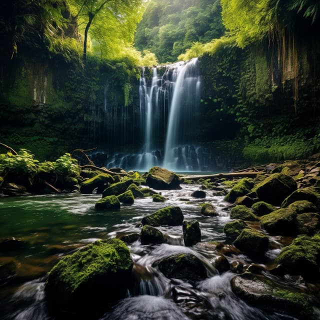 Melodías En La Corriente: Armonía Musical A Lo Largo De La Cascada - Grabaciones de campo de la naturaleza