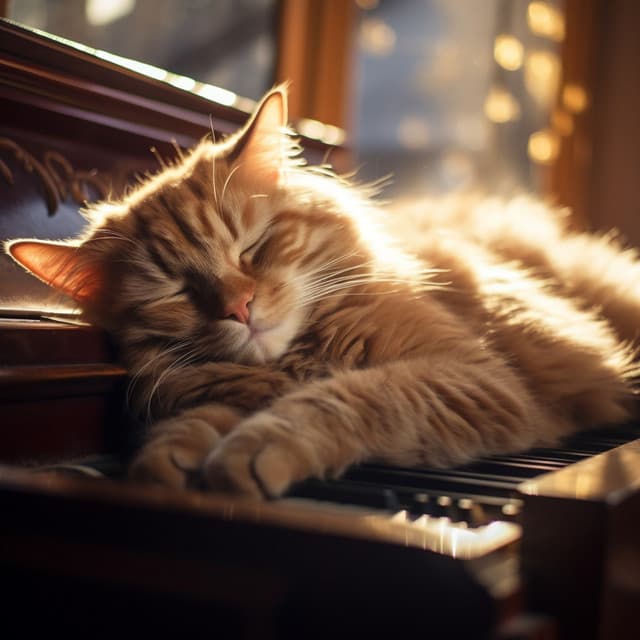 Maullidos A La Luz De La Luna: Sueños De Piano Para Bigotes Curiosos - Colectivo de música de piano triste