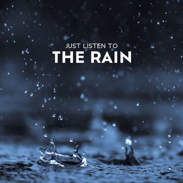 Just Listen to the Rain: Relaxing Sounds of Rain to End Sleeplessness, Sounds of Nature for a Quiet Mind at Night - Calming Water Consort