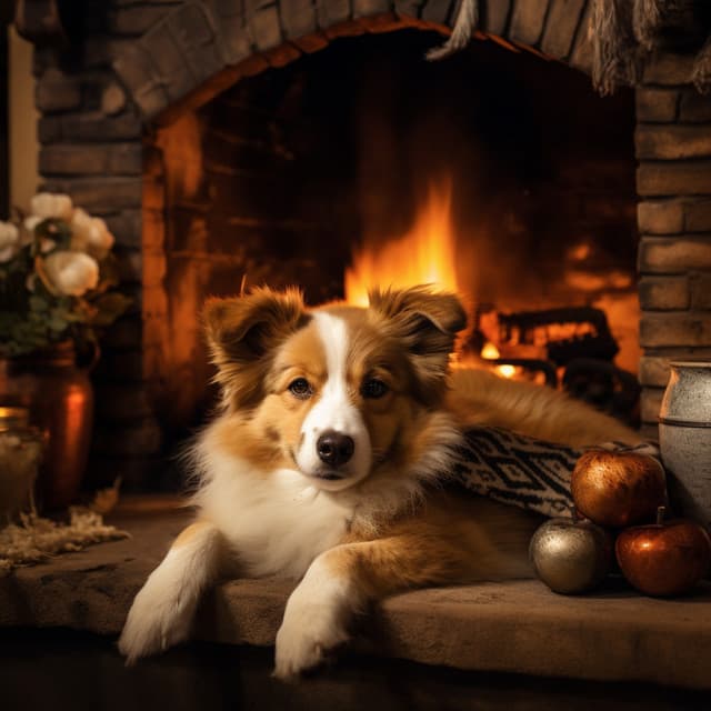 El Rincón Del Perro Junto Al Fuego: Música Relajante Para La Comodidad Canina - Las Flowes de Zyn