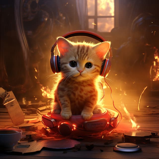 Cats Glow: Fire Binaural Harmonies - Sound Particles