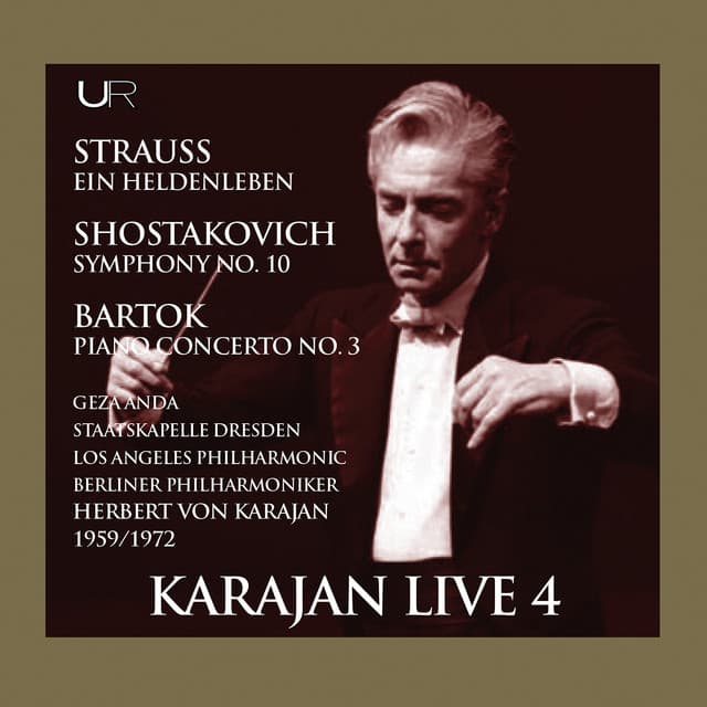 Karajan conducts Strauss, Bartok, Schostakovich - Los Angeles Philharmonic