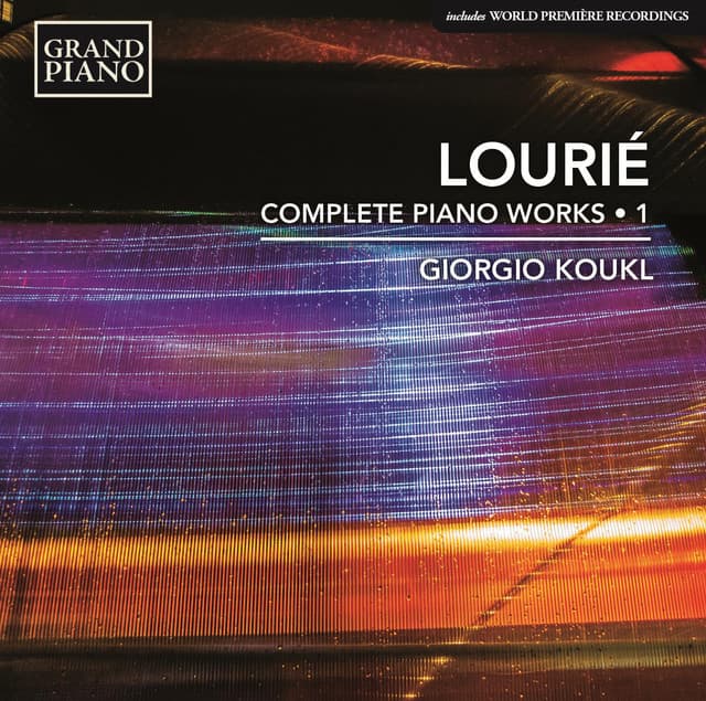 Louriè: Complete Piano Works, Vol. 1 - Arthur Lourié