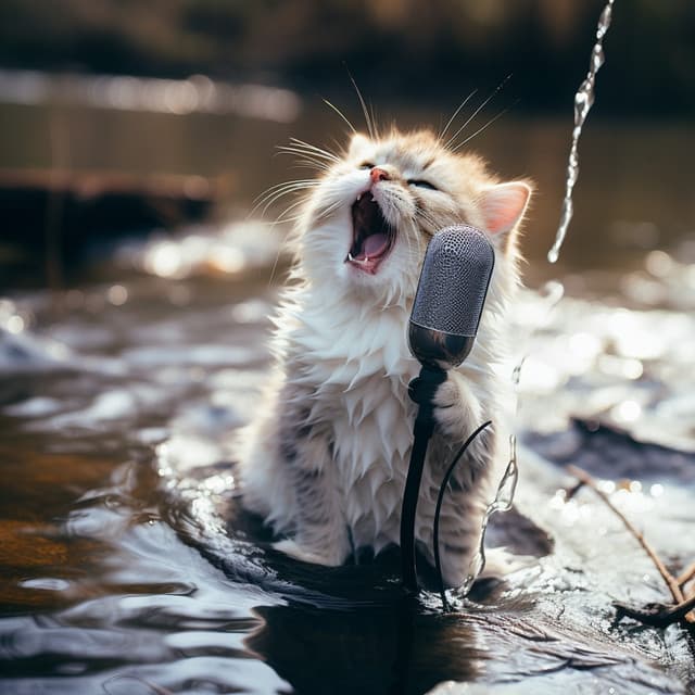 Water Echoes: Cats Melodic Purr - 101 Noise