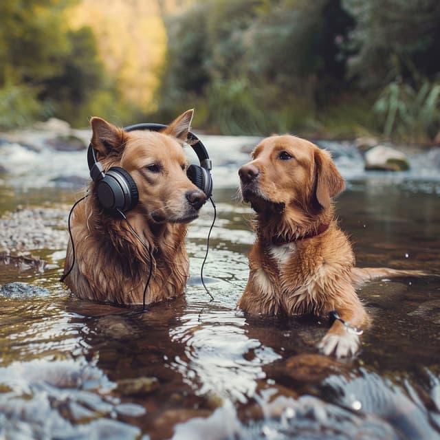 Binaural Pets by the Water: River Serenity - Relaxing Pet Music