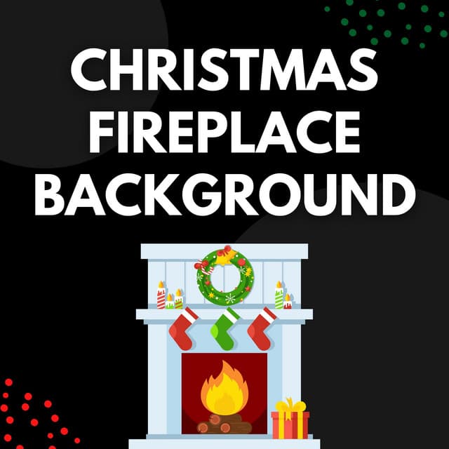 Christmas Fireplace Background - Jazz Christmas