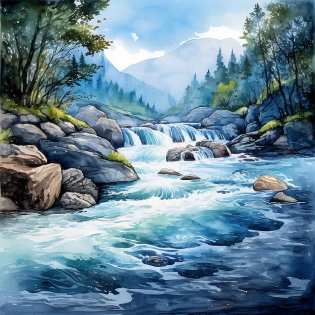 Aguas Atentas: Serenatas Meditativas Del Agua Junto Al Arroyo - Naturaleza Ruido