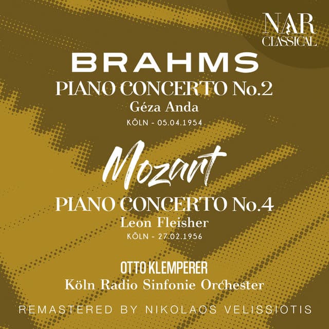 BRAHMS: PIANO CONCERTO No. 2; BEETHOVEN: PIANO CONCERTO No. 4 - Otto Klemperer