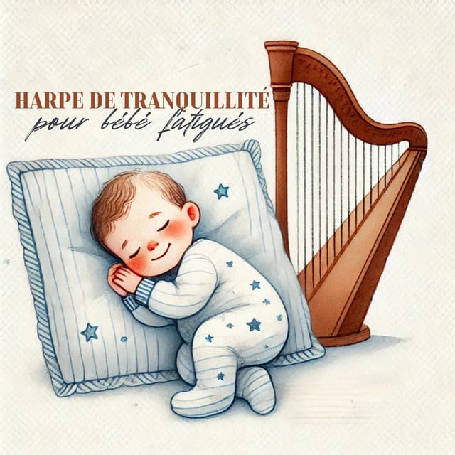 Harpe de tranquillité pour bébé fatigués - Oasis Relaxante Pour Dormir