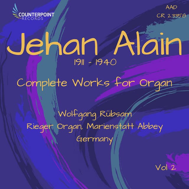 Jehan Alain: Complete Works for Organ, Vol. 2 - Jehan Alain
