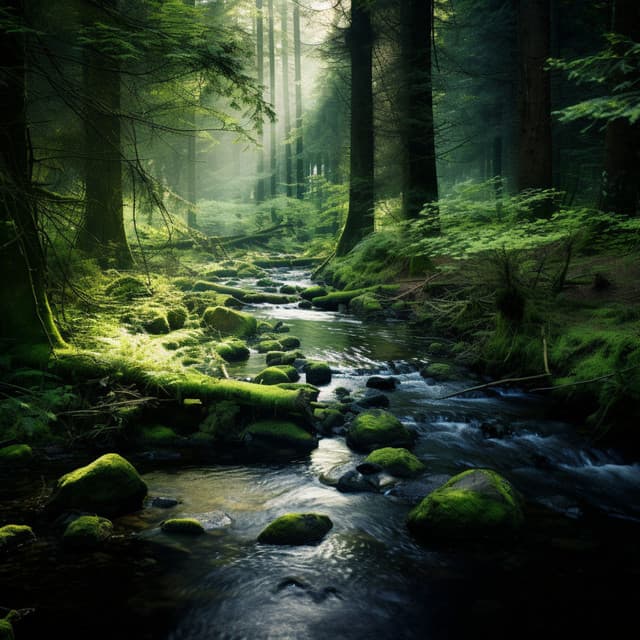 Nature's Aquatic Symphony: Water's Serene Melodies - Echo of Light