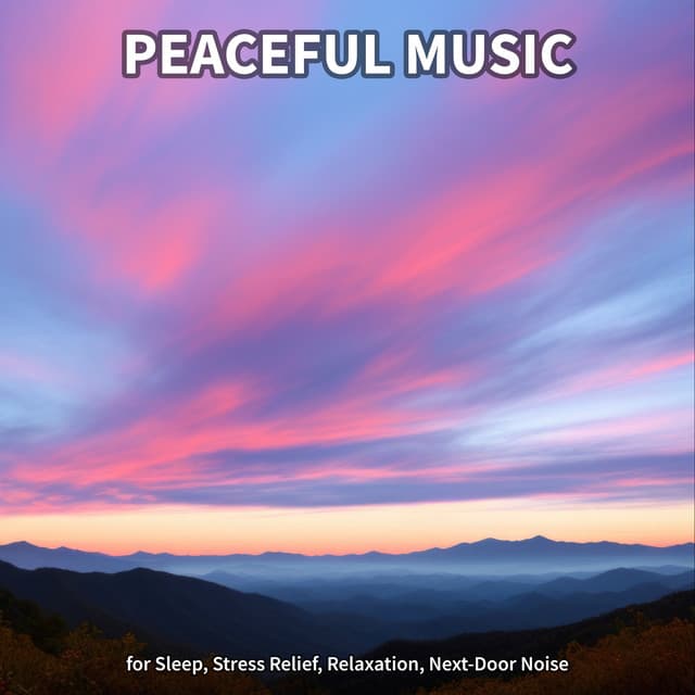 Peaceful Music for Sleep, Stress Relief, Relaxation, Next-Door Noise - Instrumental