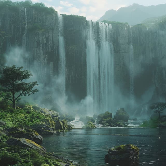 Yoga En Cascada: Relajantes Sonidos De Cascada Para Fluir - Sonidos de yoga