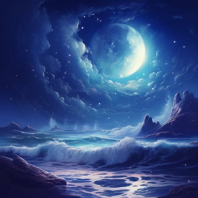 Sueños Junto A La Playa: Una Canción De Cuna De Las Olas Del Océano - Música para Dormir Con Relajantes Sonidos de la Naturaleza