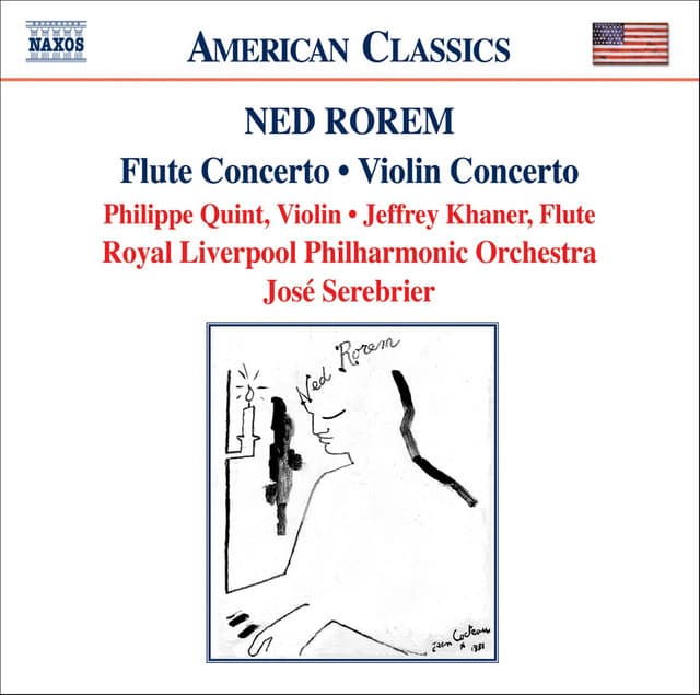 Rorem: Violin Concerto - Flute Concerto - Pilgrims - Ned Rorem